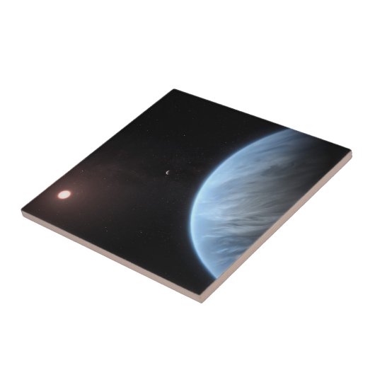 Planet K2-18b, Host Star und Begleitplanet. Fliese (Seite)