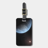 Planet K2-18b, Host Star und Begleitplanet. Gepäckanhänger (Vorderseite vertikal)