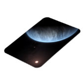 Planet K2-18b, Host Star und Begleitplanet. Magnet (Linke Seite)