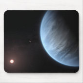 Planet K2-18b, Host Star und Begleitplanet. Mousepad (Vorne)