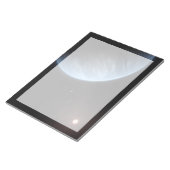 Planet K2-18b, Host Star und Begleitplanet. Notizblock (angewinkelt)