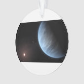 Planet K2-18b, Host Star und Begleitplanet. Ornament (Vorderseite)