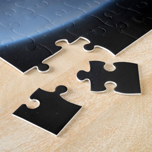 Planet K2-18b, Host Star und Begleitplanet. Puzzle (Seite)