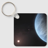 Planet K2-18b, Host Star und Begleitplanet. Schlüsselanhänger (Vorderseite)