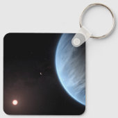 Planet K2-18b, Host Star und Begleitplanet. Schlüsselanhänger (Rückseite)