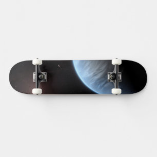 Planet K2-18b, Host Star und Begleitplanet. Skateboard