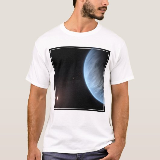 Planet K2-18b, Host Star und Begleitplanet. T-Shirt (Vorderseite)