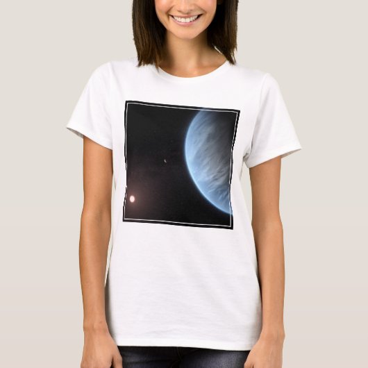 Planet K2-18b, Host Star und Begleitplanet. T-Shirt (Vorderseite)