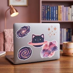 Planet Katzen Aufkleber