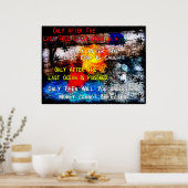 Planet Lament Poster (Küche)