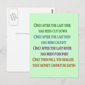 Planet Lament Postkarte (Vorne/Hinten)