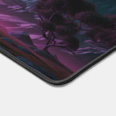 Planet Landscape Moon Digital Personalisiert Name Schreibtischunterlage (Ecke)