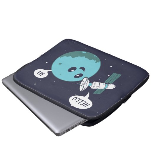 Planet Laptopschutzhülle (Vorne Knopf)