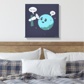 Planet Leinwanddruck (Insitu (Schlafzimmer))