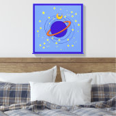 Planet Leinwanddruck (Insitu (Schlafzimmer))