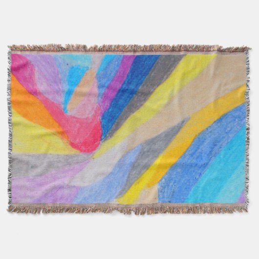 Planet Life Throw Blanket Decke (Vorderseite)