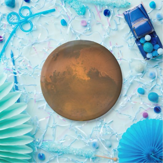 Planet Mars 7 in. Pappteller (Party)