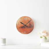Planet Mars Astronomie-Liebhaber Wall Clock Runde Wanduhr (Zuhause)