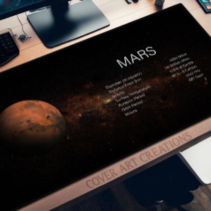 Planet Mars Astronomie Schreibtischunterlage
