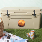 Planet Mars Aufkleber (Kühler)