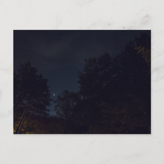 Planet Mars aus Van Buren Staat Park, MI Postkarte (Vorderseite)