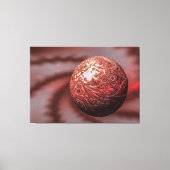 Planet Mars. Außenansicht. Leinwanddruck (Vorderseite)