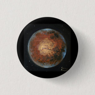 Planet Mars Button