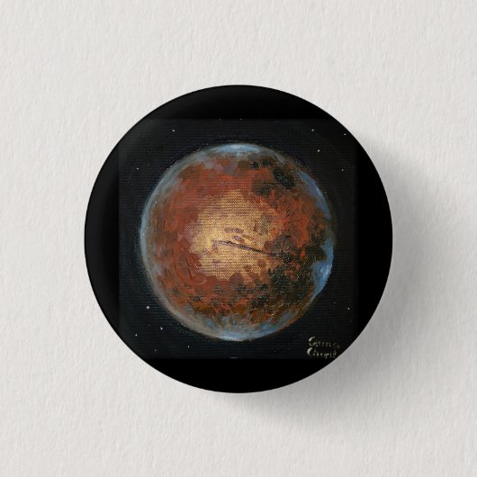 Planet Mars Button (Vorderseite)