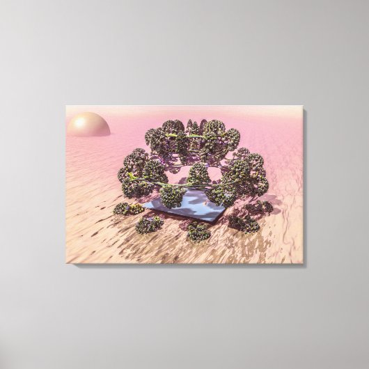 Planet Mars. Dawn Leinwanddruck (Vorderseite)