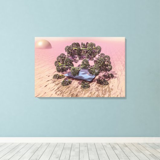 Planet Mars. Dawn Leinwanddruck (Insitu (Holzboden))