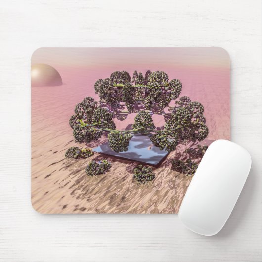 Planet Mars. Dawn Mousepad (Mit Mouse)