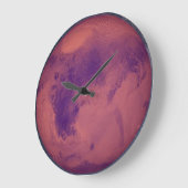 Planet Mars Große Wanduhr (Winkel)