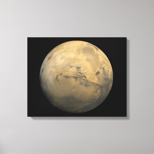 Planet-Mars im Sonnensystem der NASA Leinwanddruck (Vorderseite)