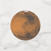 Planet Mars Konfetti (Klein Vorderseite)