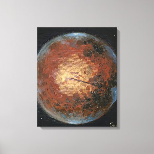 Planet-Mars Leinwanddruck (Vorderseite)