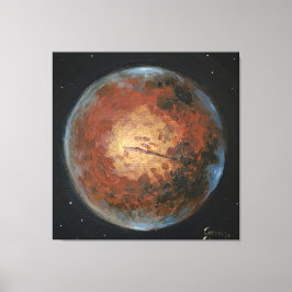 Planet-Mars Leinwanddruck