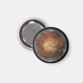 Planet Mars Magnet (Vorderseite/Rückseite)
