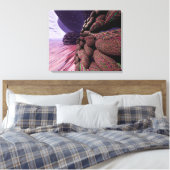 Planet Mars. Mauern von Gebäude. Leinwanddruck (Insitu (Schlafzimmer))