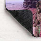 Planet Mars. Mauern von Gebäude Mousepad (Ecke)