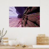 Planet Mars. Mauern von Gebäude. Poster (Küche)