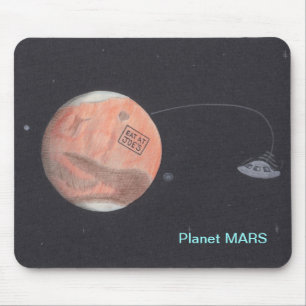 Planet MARS-Mauspad Mousepad