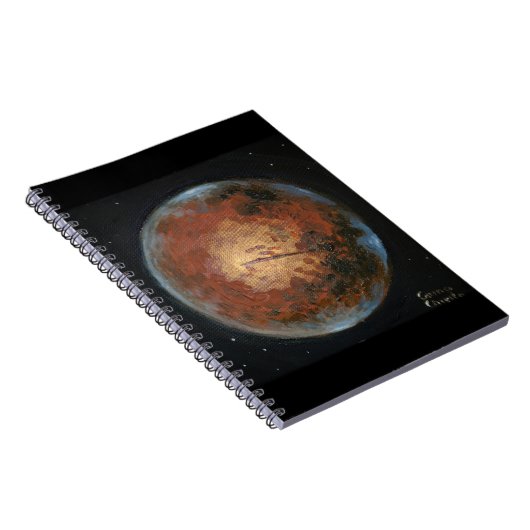 Planet Mars Notizblock (Rechte Seite)