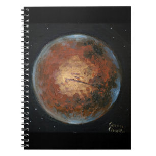 Planet-Mars Notizblock