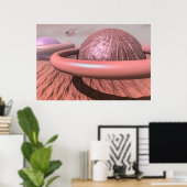 Planet Mars. Patrouille Poster (Heimbüro)