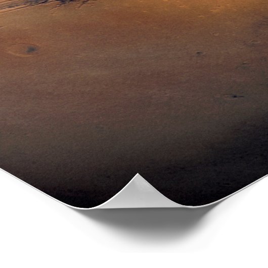 Planet Mars Poster (Ecke)