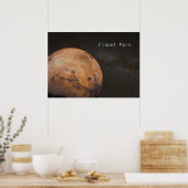 Planet Mars Poster (Küche)
