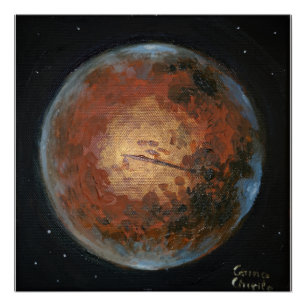 Planet Mars Poster