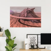 Planet Mars Poster (Heimbüro)