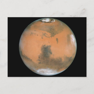 Planet Mars Postkarte