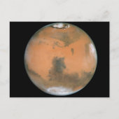 Planet Mars Postkarte (Vorderseite)